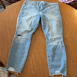 Good American Light Blue Skinny Jeans